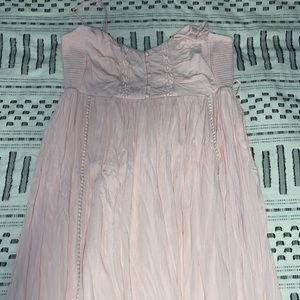 Boho chic maternity dress